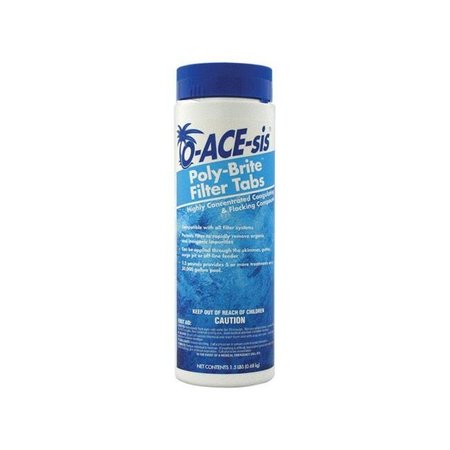 O-ACE-SIS O-Ace-Sis 8274243 1.5 lbs Poly-Brite Filter Tabs- pack of 12 8274243